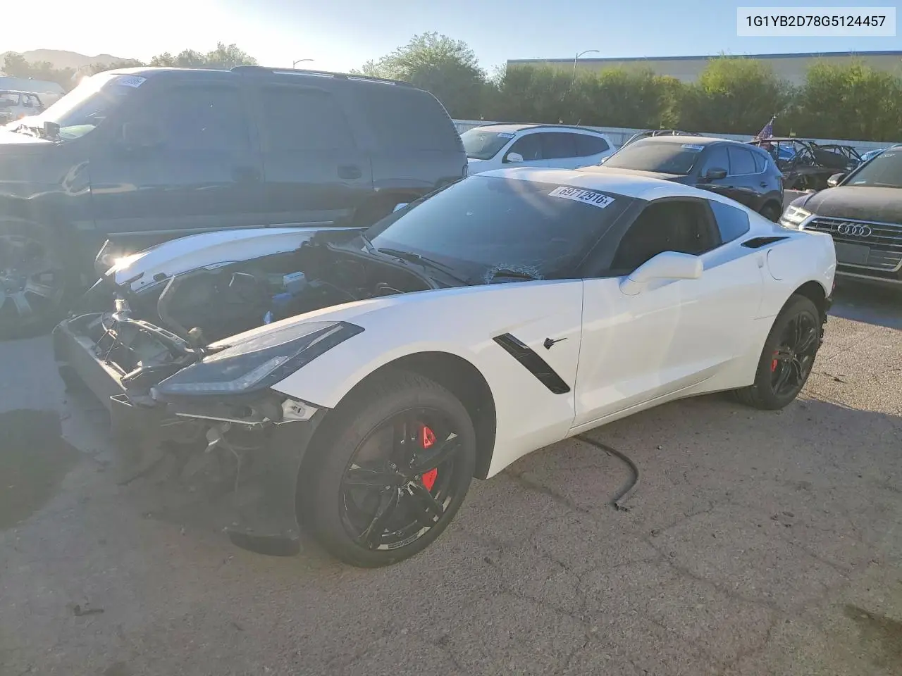 CHEVROLET CORVETTE 2016, VIN 1G1YB2D71F5122919