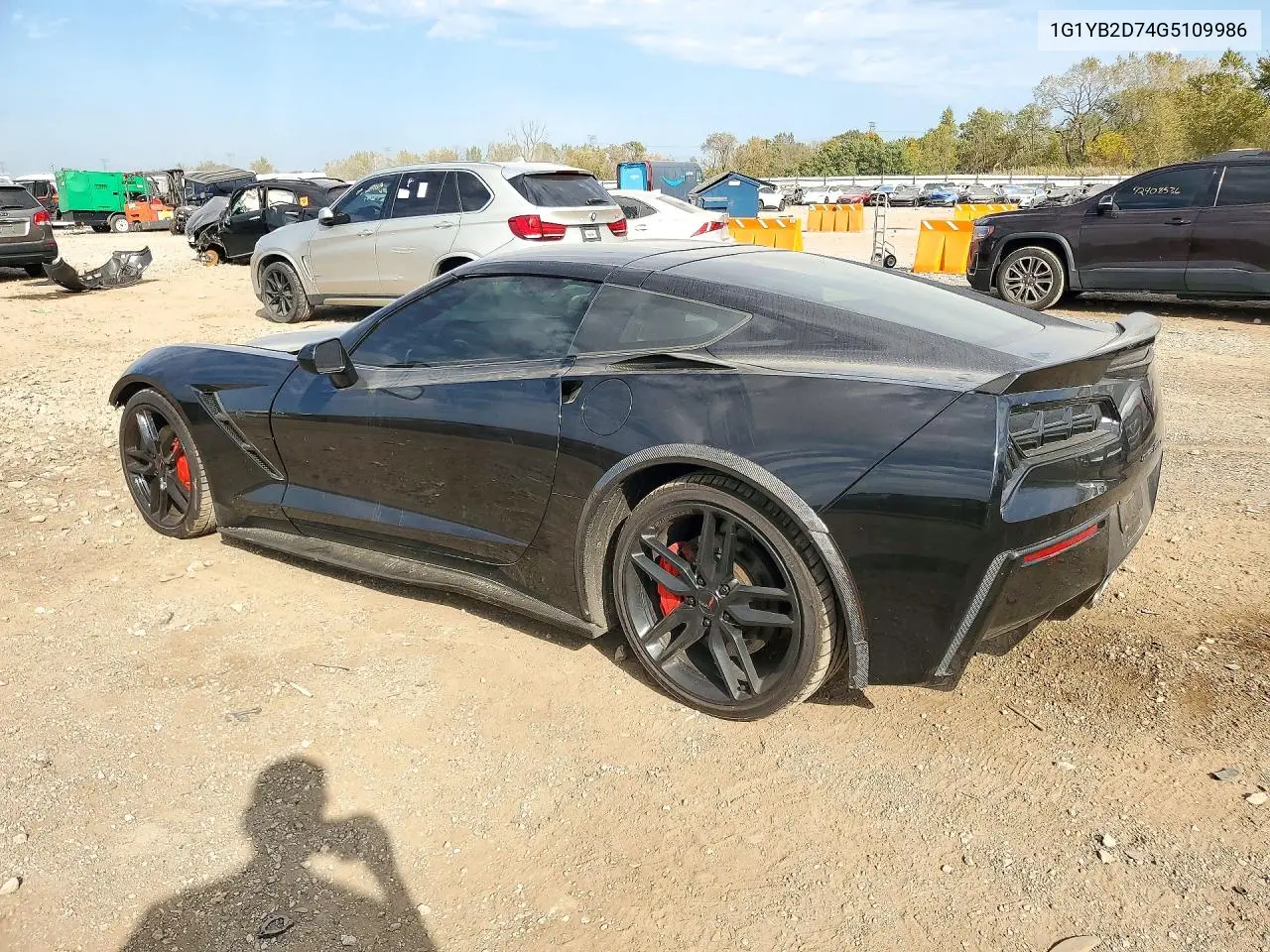 2016 CHEVROLET CORVETTE VIN 1G1YB2D74G5109986 — фото 2
