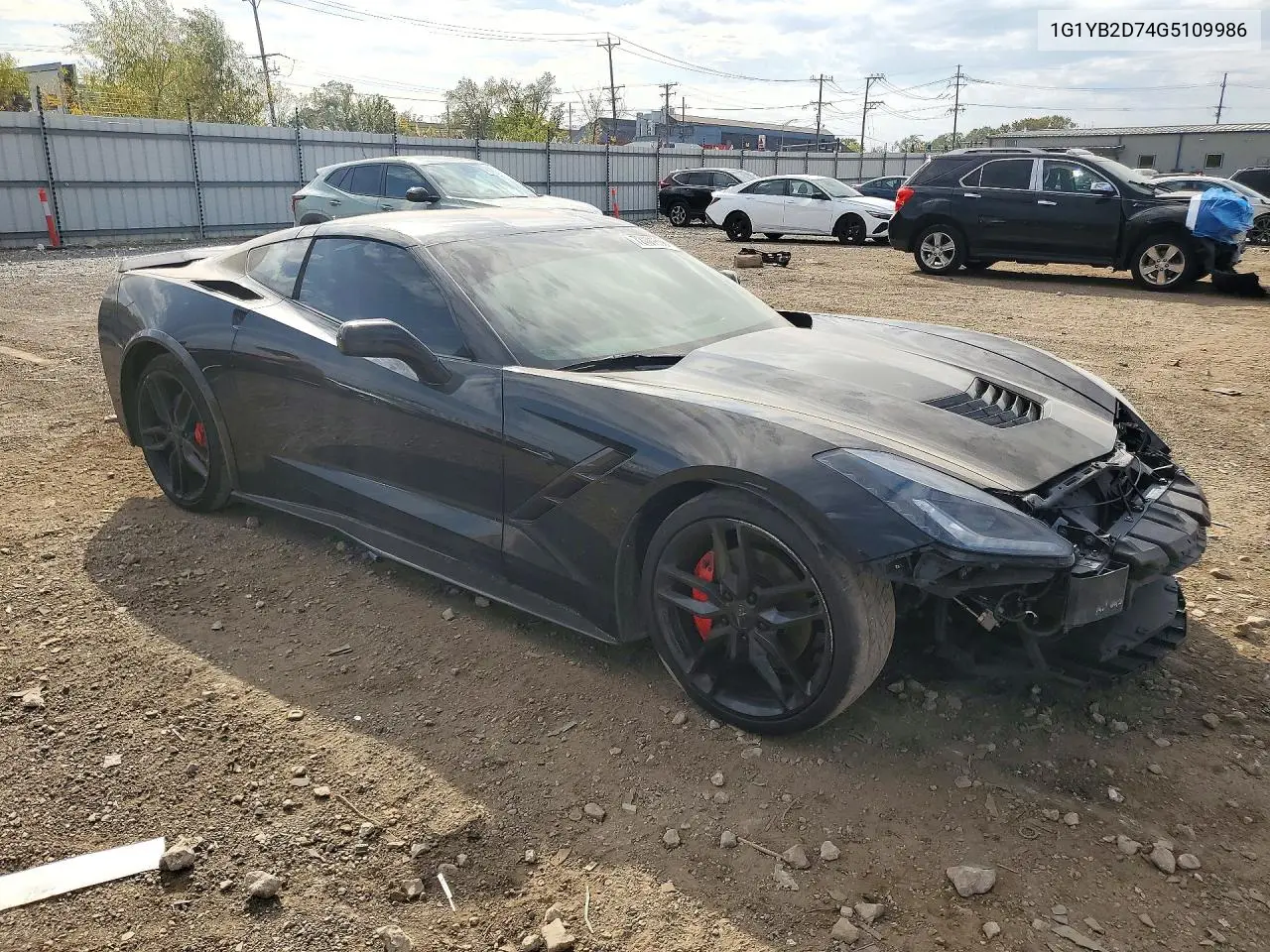 2016 CHEVROLET CORVETTE VIN 1G1YB2D74G5109986 — фото 4