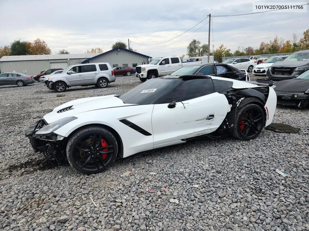 CHEVROLET CORVETTE 2016, VIN 1G1YK2D70G5111766