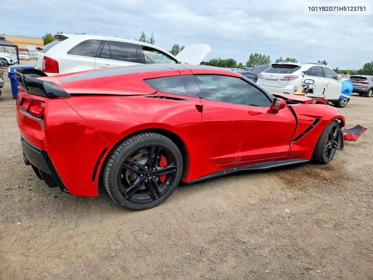 2017 CHEVROLET CORVETTE VIN 1G1YB2D71H5123751 — фото 3