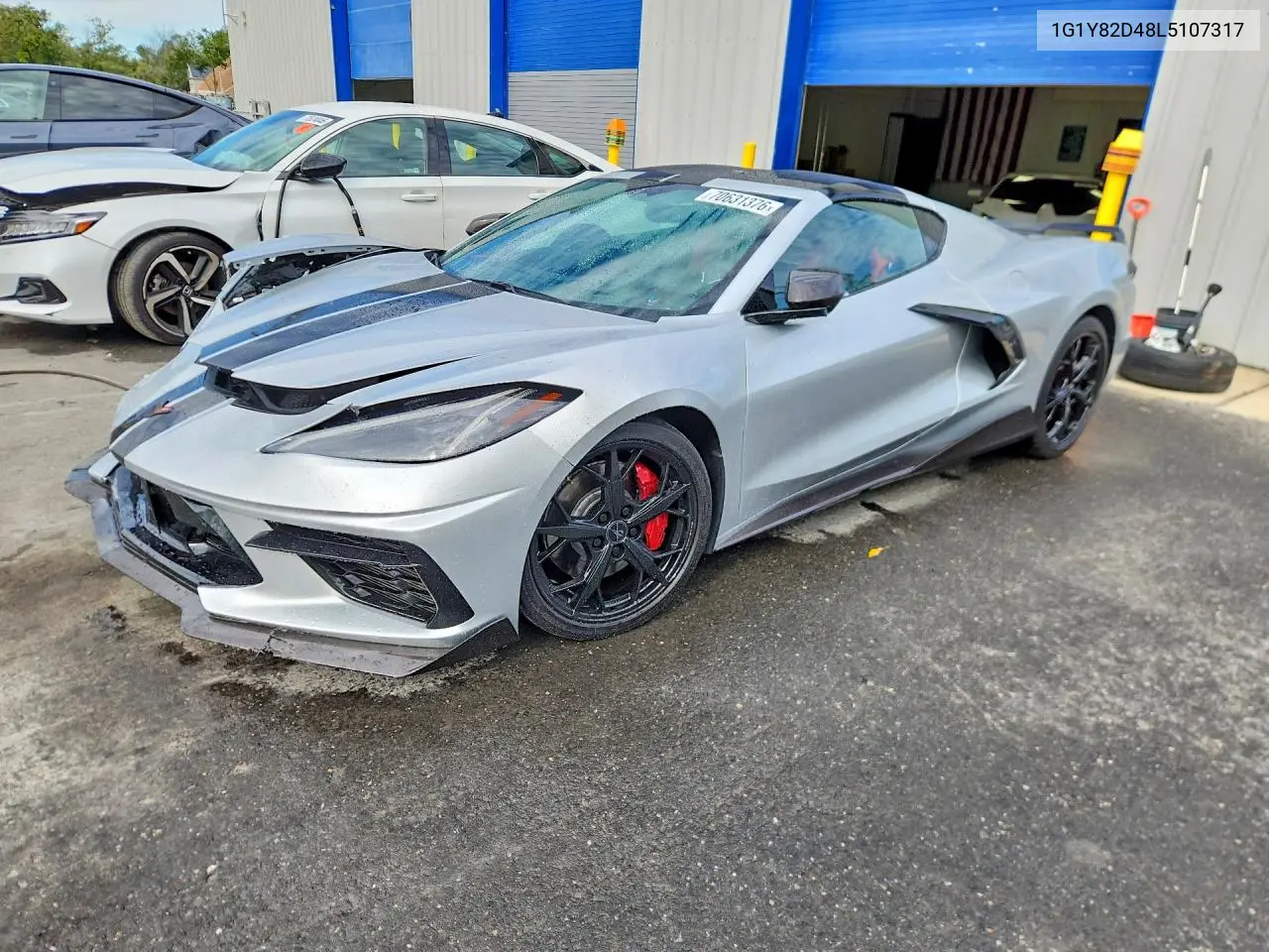 CHEVROLET CORVETTE 2020, VIN 1G1Y82D48L5107317