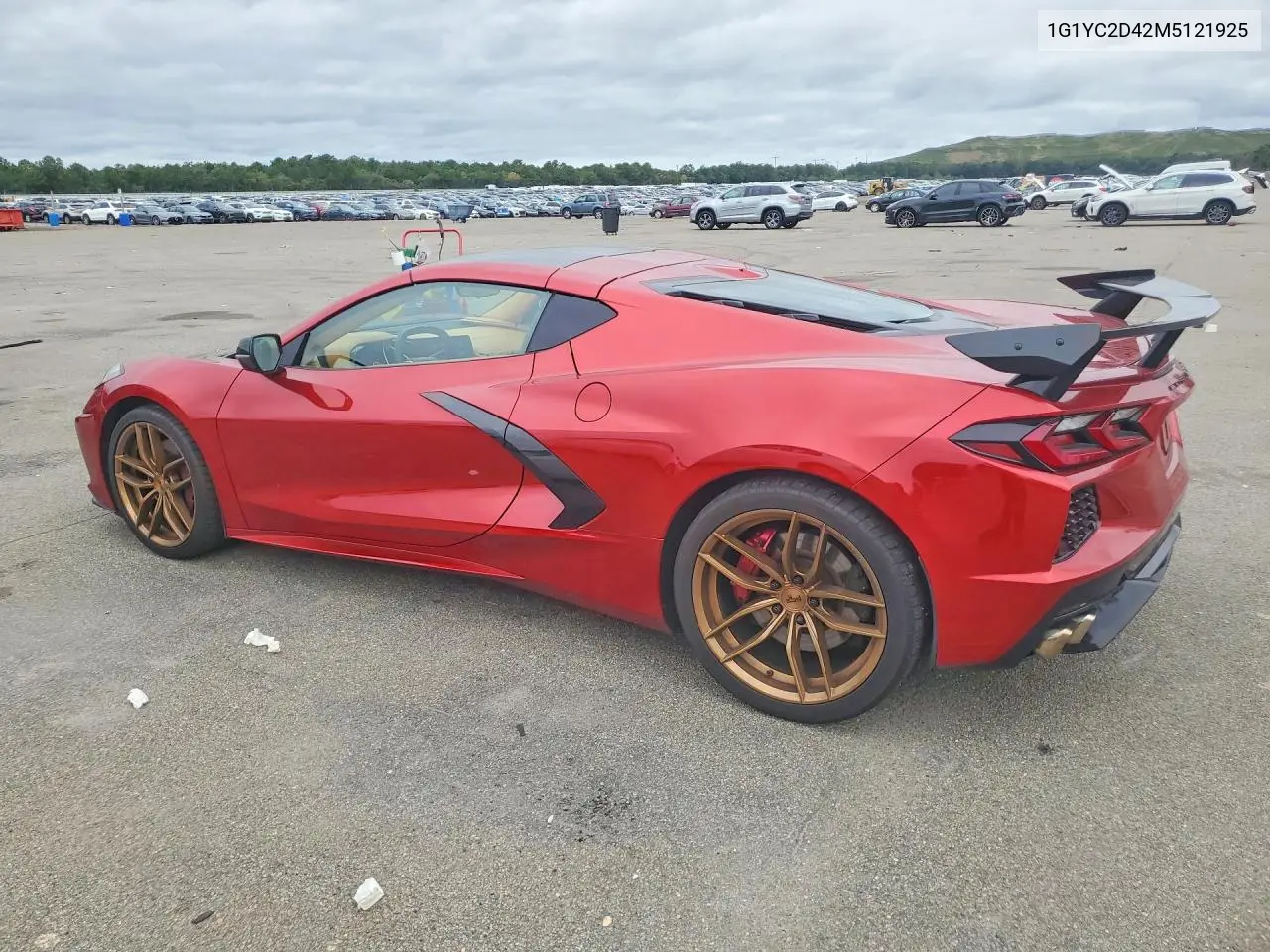 2021 CHEVROLET CORVETTE VIN 1G1YC2D42M5121925 — фото 2