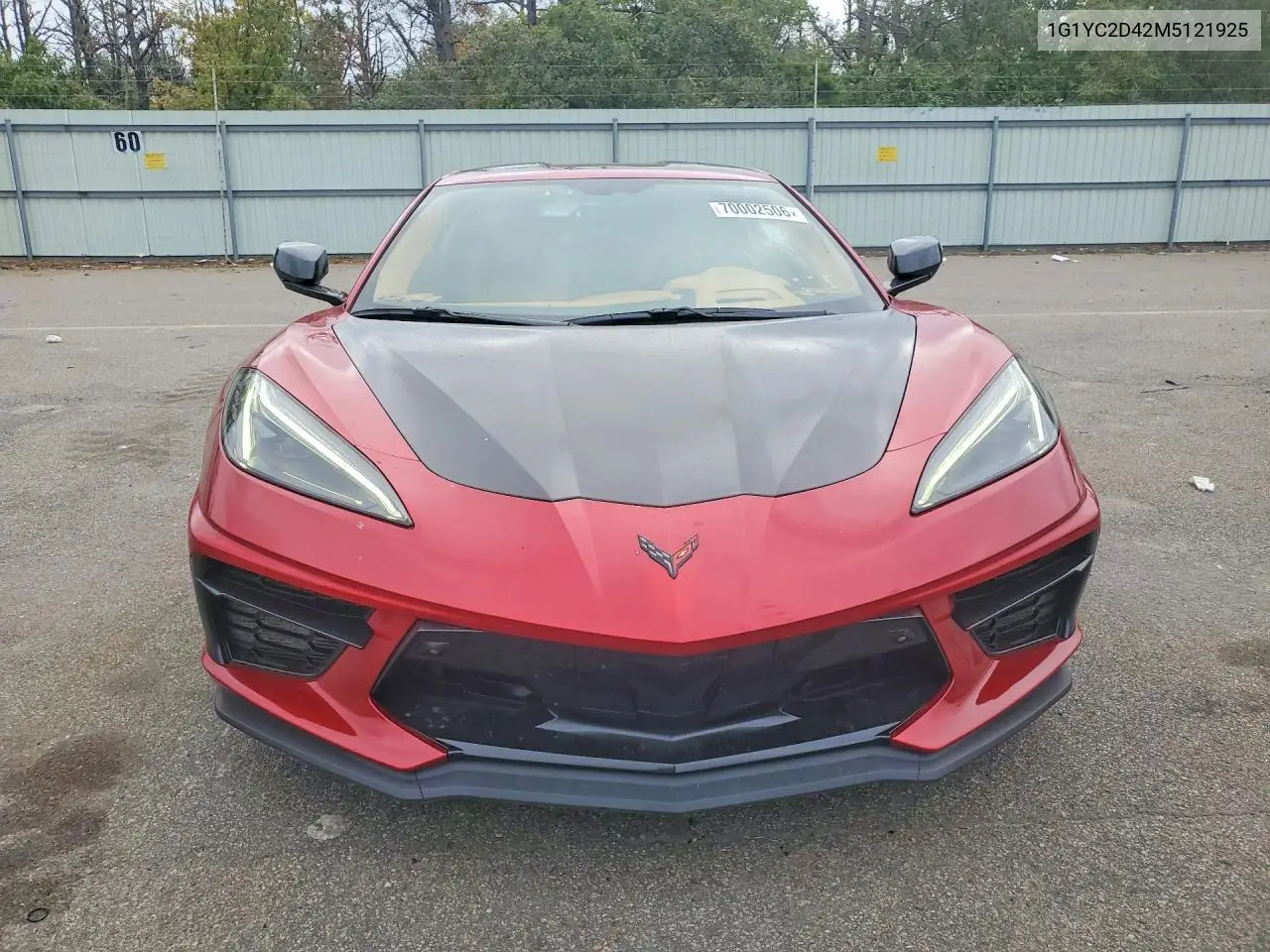 2021 CHEVROLET CORVETTE VIN 1G1YC2D42M5121925 — фото 5