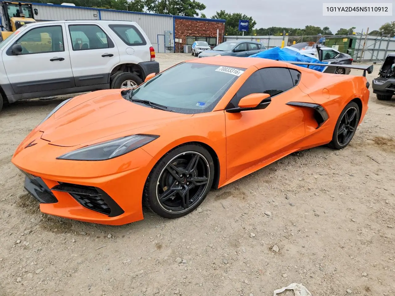 CHEVROLET CORVETTE 2022, VIN 1G1YA2D45N5110912