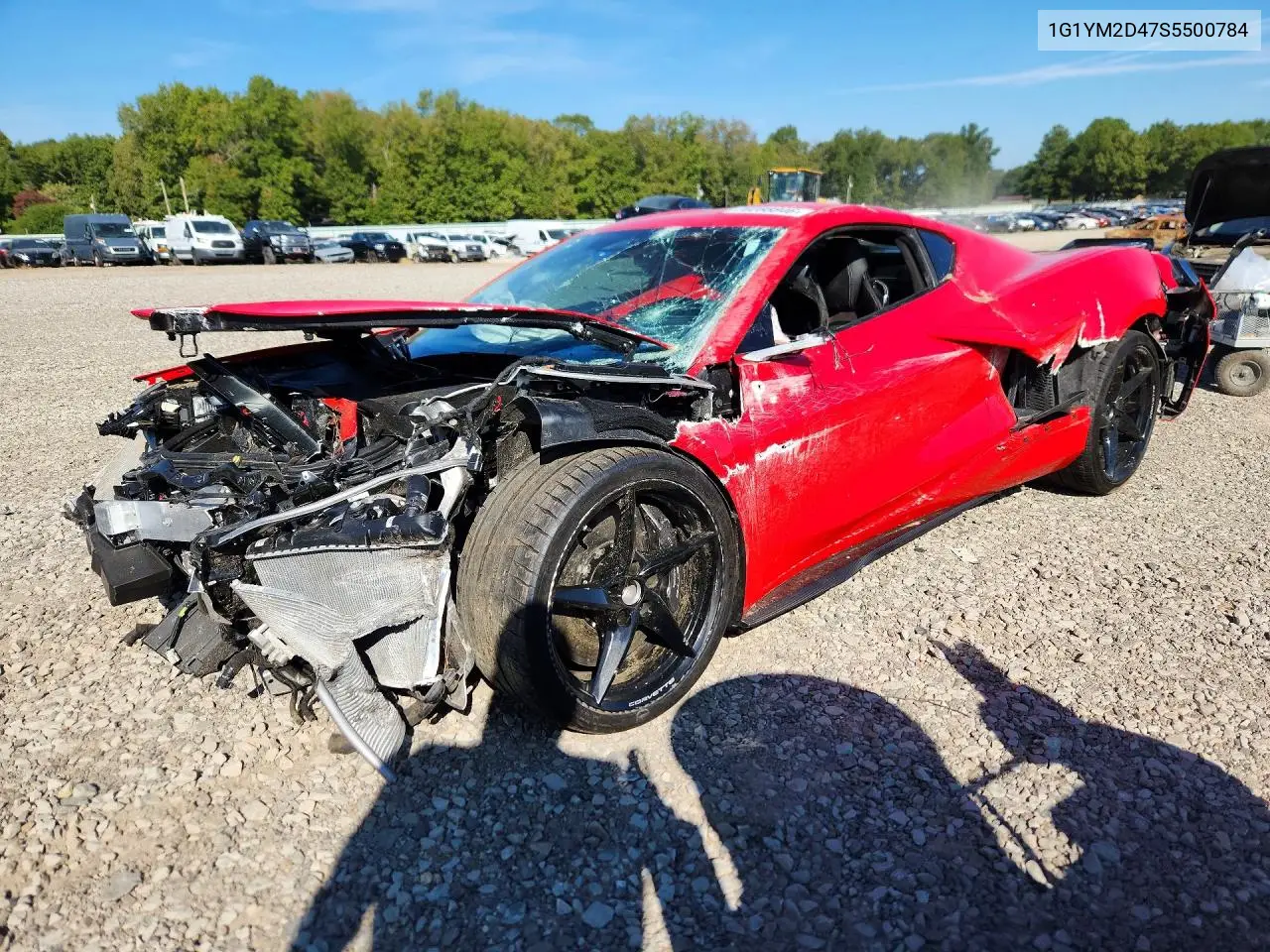 CHEVROLET CORVETTE 2025, VIN 1G1YM2D47S5500784