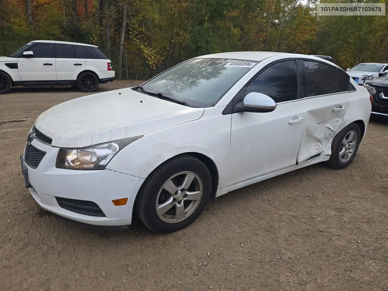 CHEVROLET CRUZE 2011, VIN 1G1PA5SH6B7103678