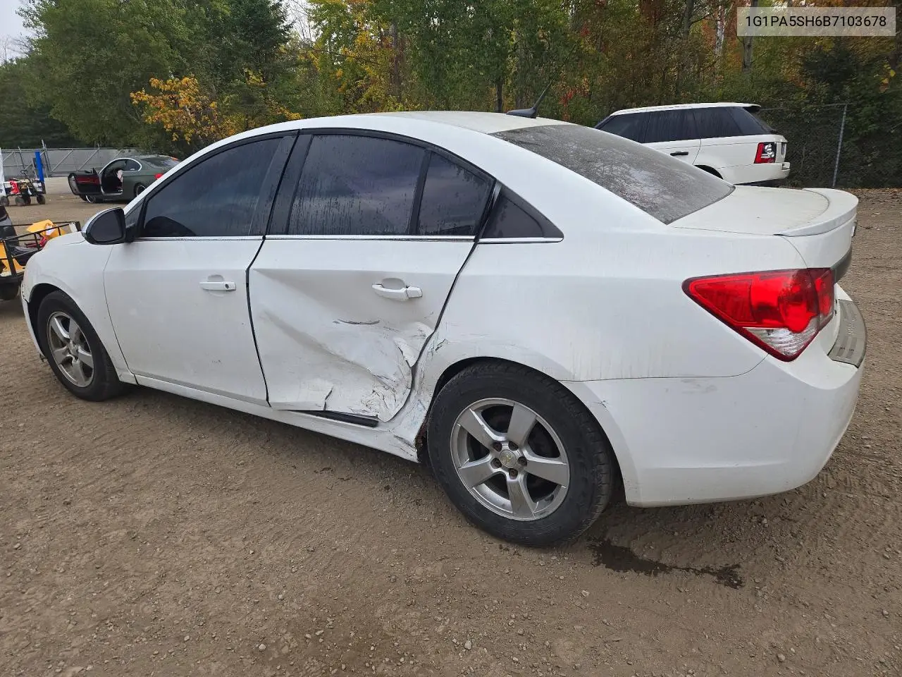 2011 CHEVROLET CRUZE VIN 1G1PA5SH6B7103678 — фото 2