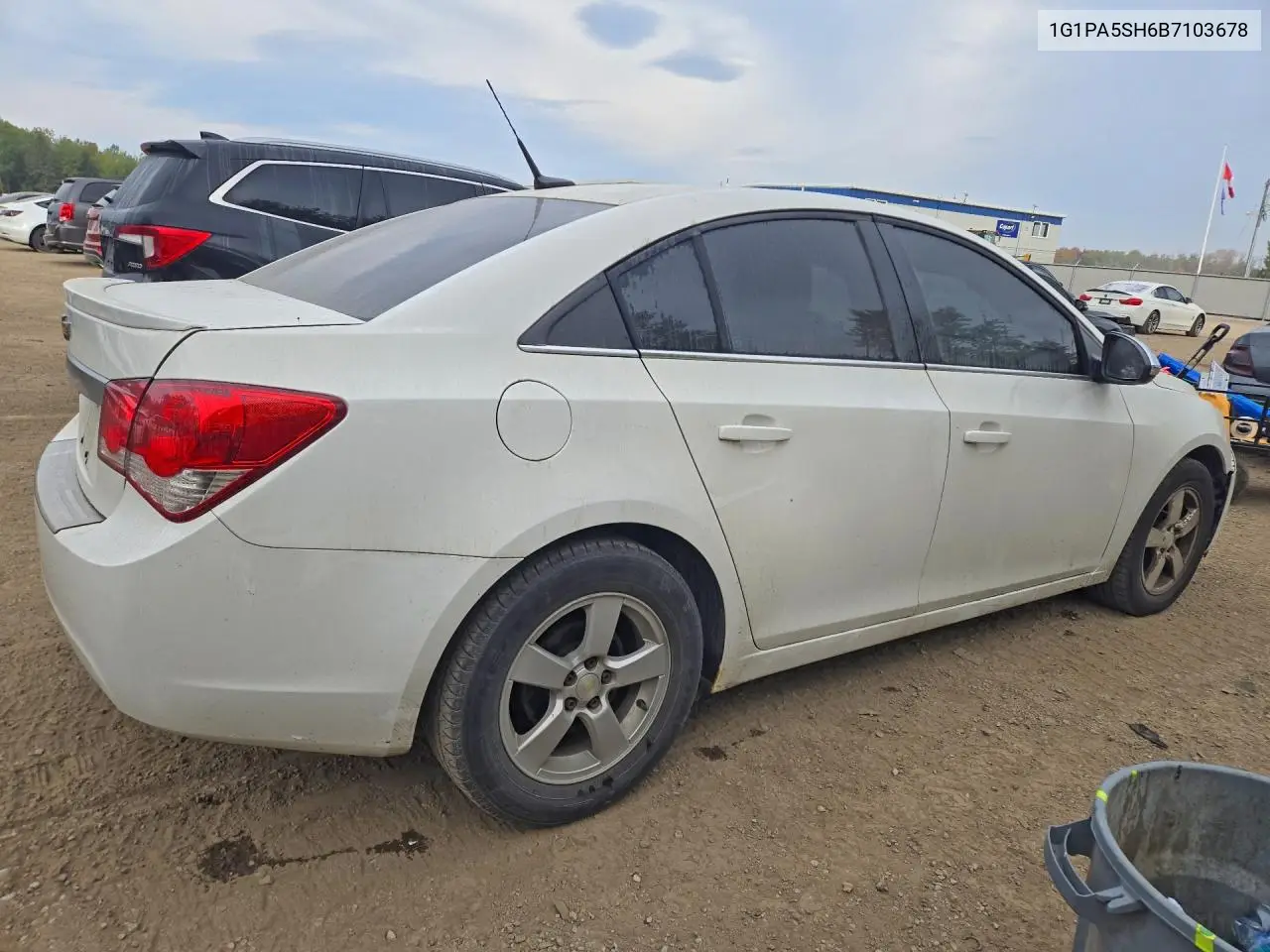 2011 CHEVROLET CRUZE VIN 1G1PA5SH6B7103678 — фото 3