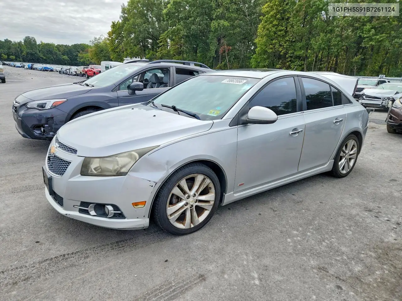 CHEVROLET CRUZE 2011, VIN 1G1PH5S91B7261124