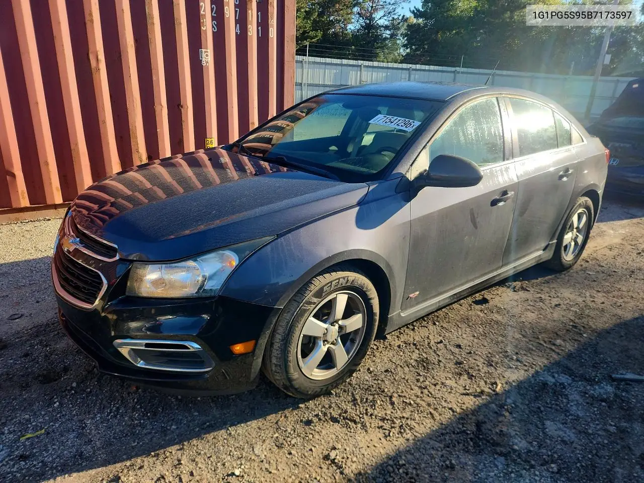 CHEVROLET CRUZE 2011, VIN 1G1PG5S95B7173597