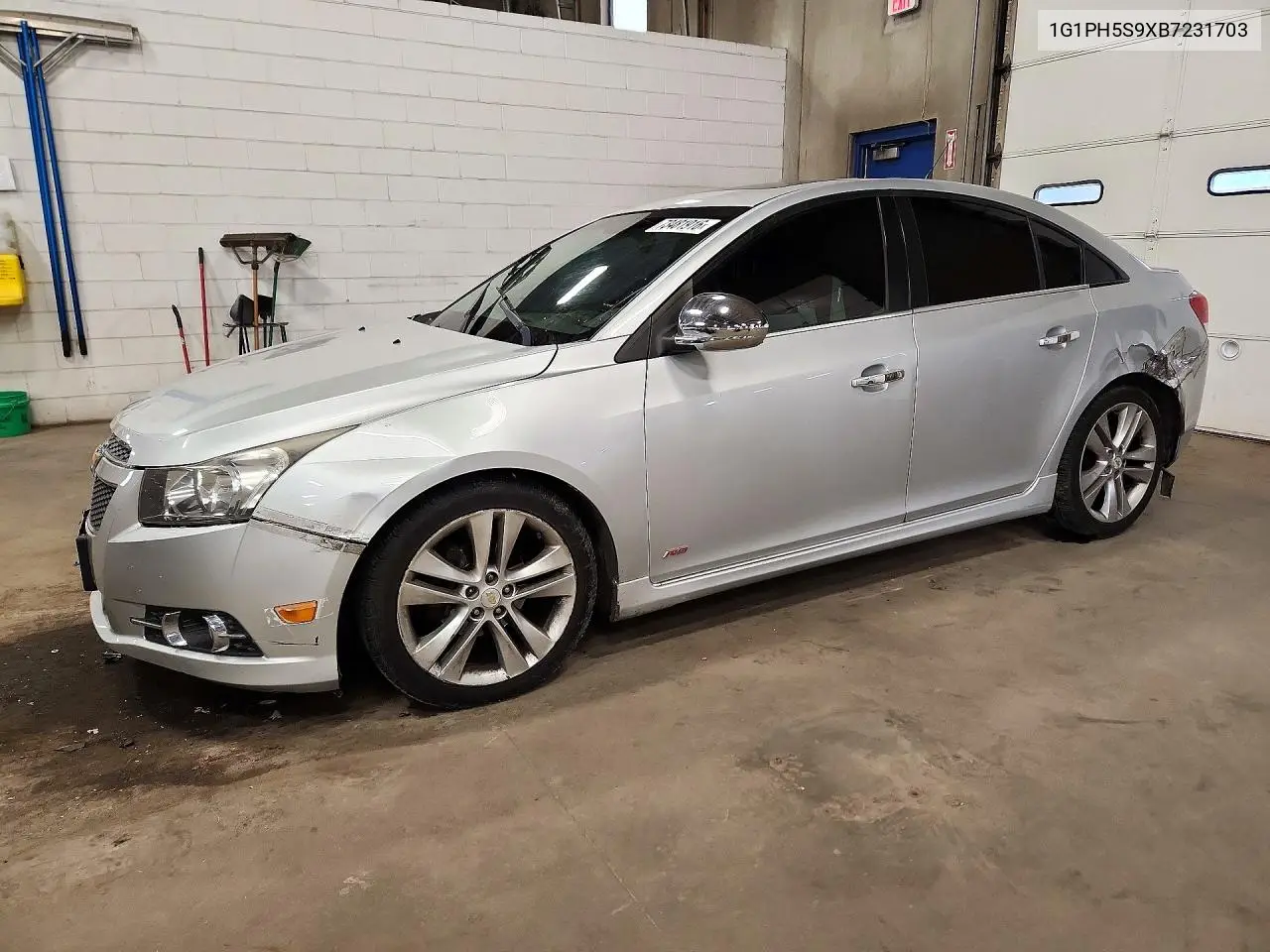 CHEVROLET CRUZE 2011, VIN 1G1PH5S9XB7231703