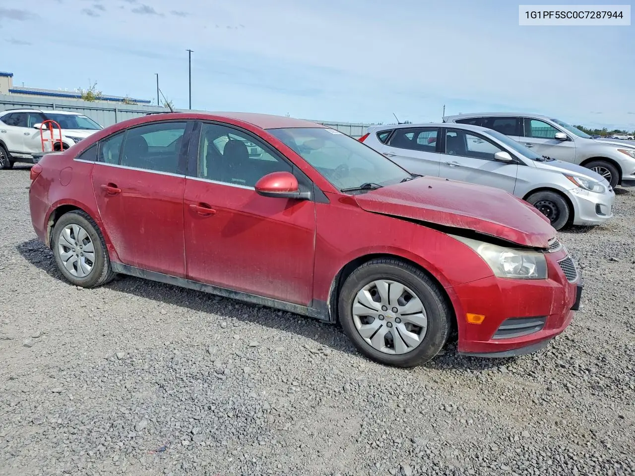 2012 CHEVROLET CRUZE VIN 1G1PF5SC0C7287944 — фото 4
