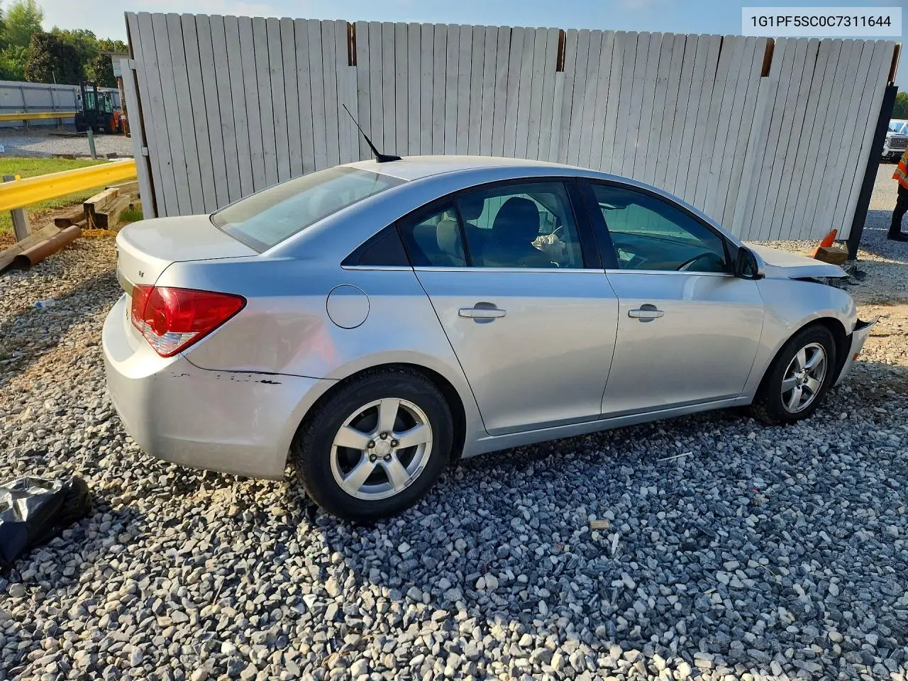 2012 CHEVROLET CRUZE VIN 1G1PF5SC0C7311644 — фото 3