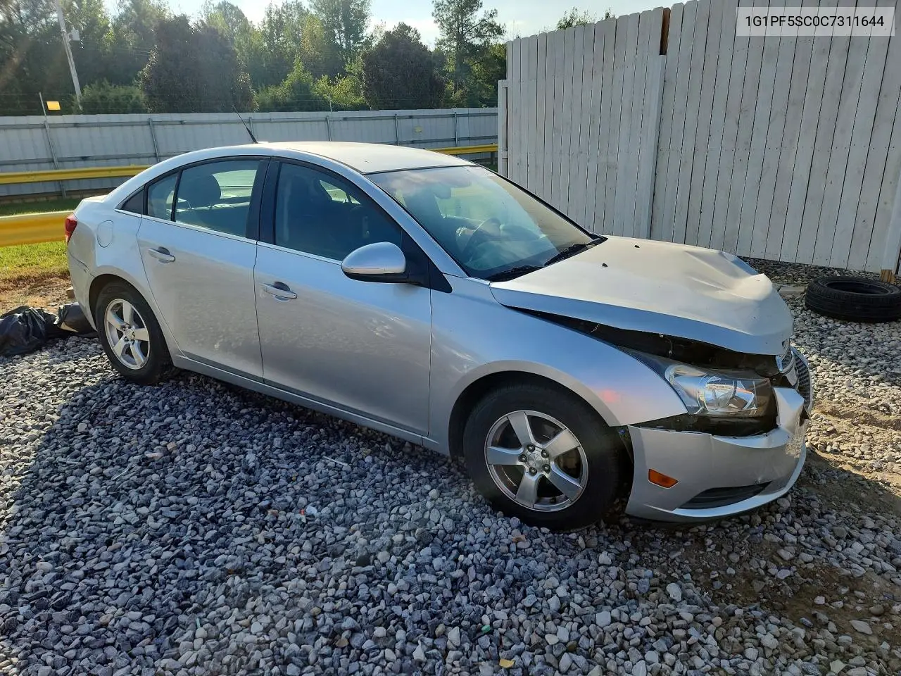 2012 CHEVROLET CRUZE VIN 1G1PF5SC0C7311644 — фото 4