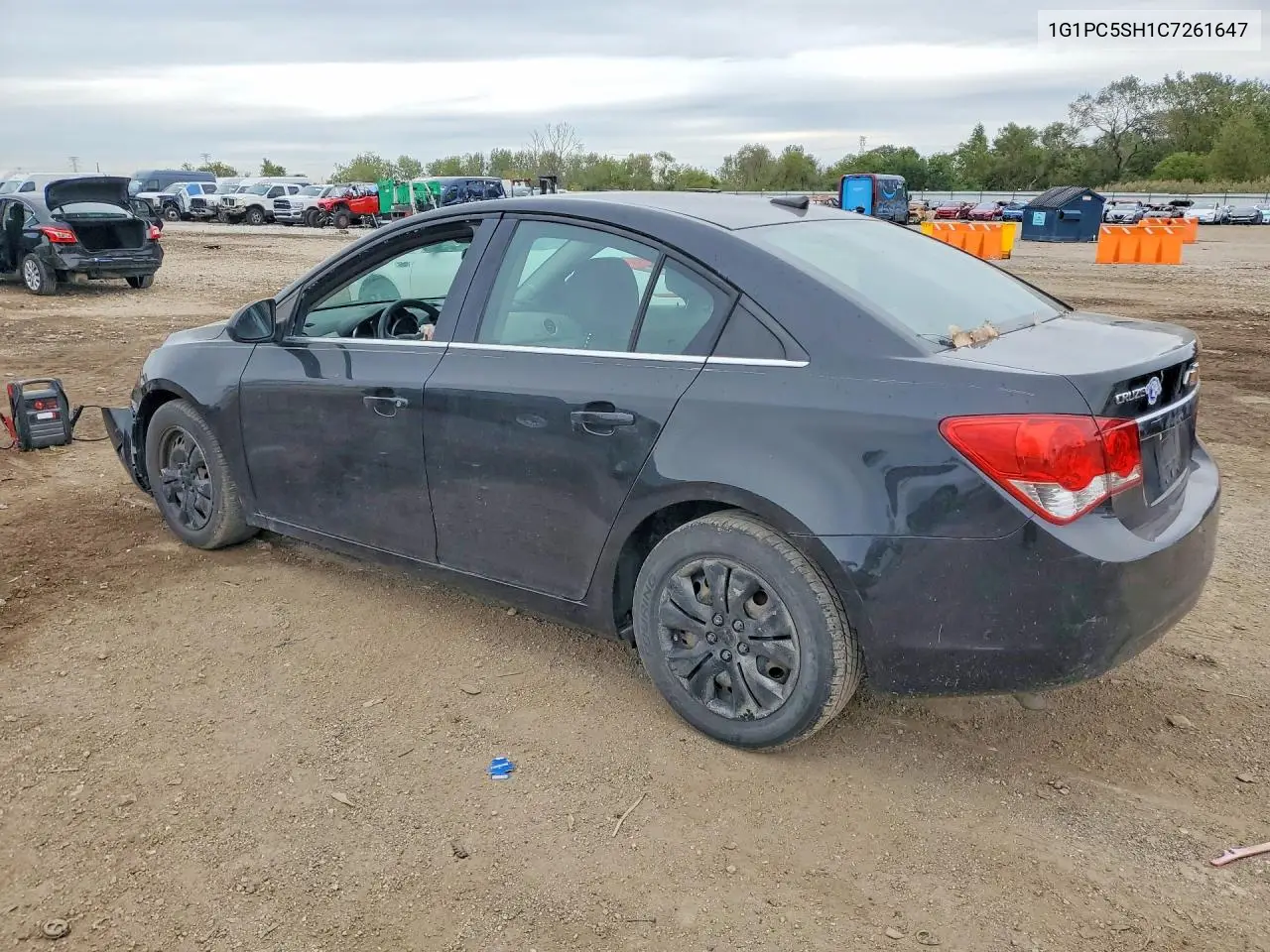 2012 CHEVROLET CRUZE VIN 1G1PC5SH1C7261647 — фото 2