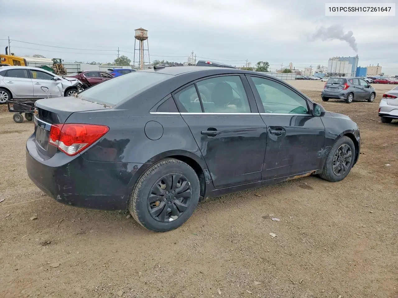 2012 CHEVROLET CRUZE VIN 1G1PC5SH1C7261647 — фото 3