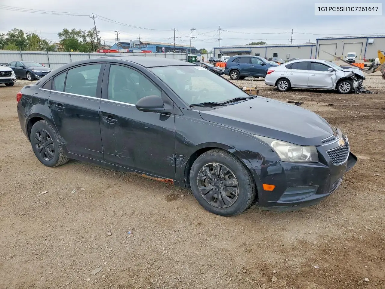 2012 CHEVROLET CRUZE VIN 1G1PC5SH1C7261647 — фото 4