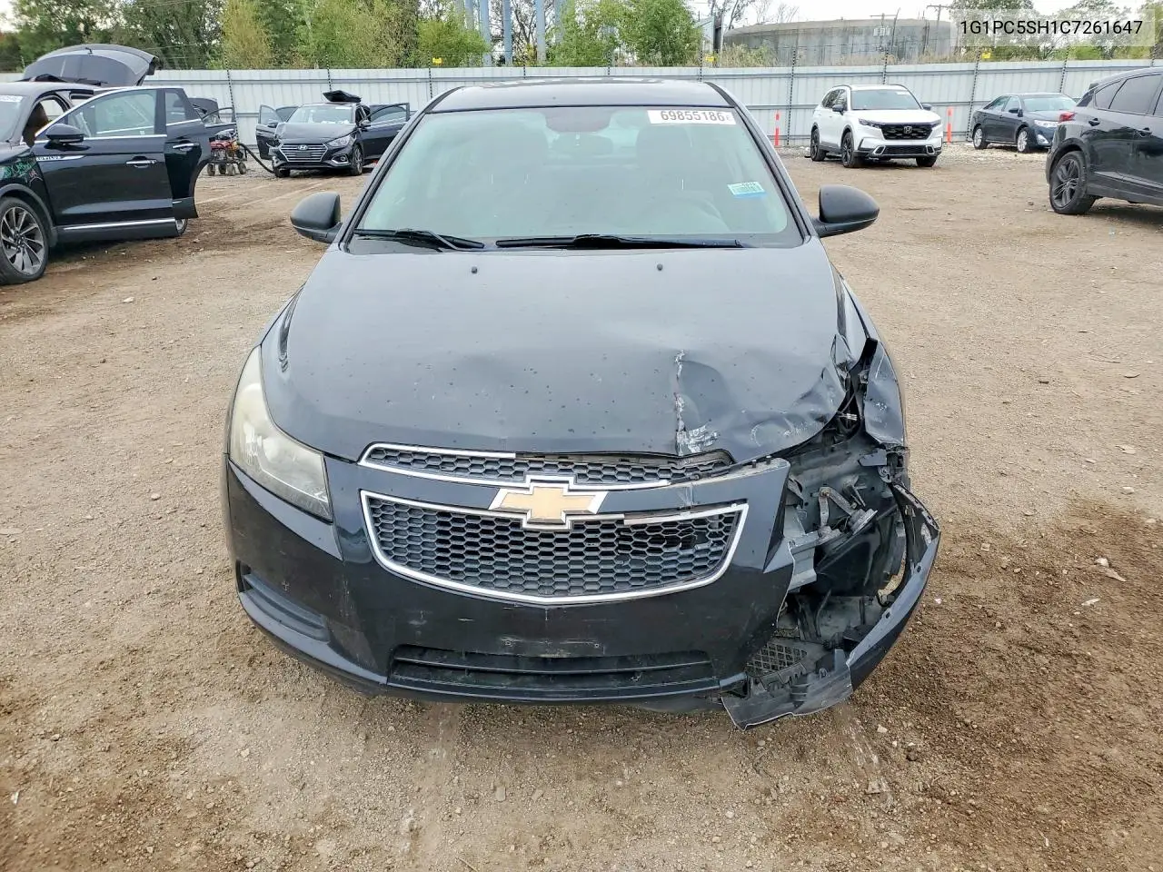 2012 CHEVROLET CRUZE VIN 1G1PC5SH1C7261647 — фото 5