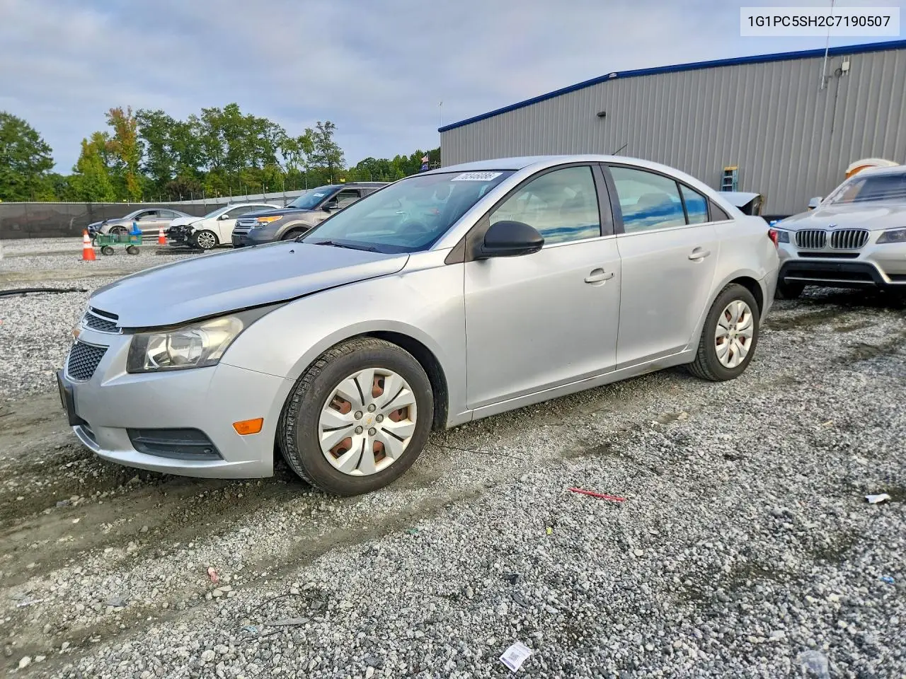 CHEVROLET CRUZE 2012, VIN 1G1PC5SH2C7190507