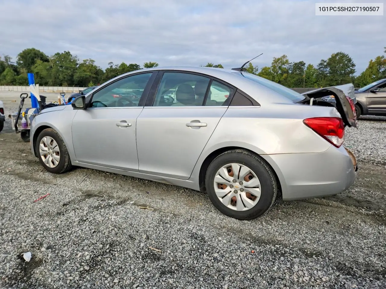 2012 CHEVROLET CRUZE VIN 1G1PC5SH2C7190507 — фото 2
