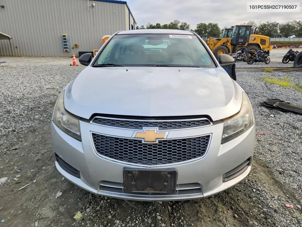 2012 CHEVROLET CRUZE VIN 1G1PC5SH2C7190507 — фото 5