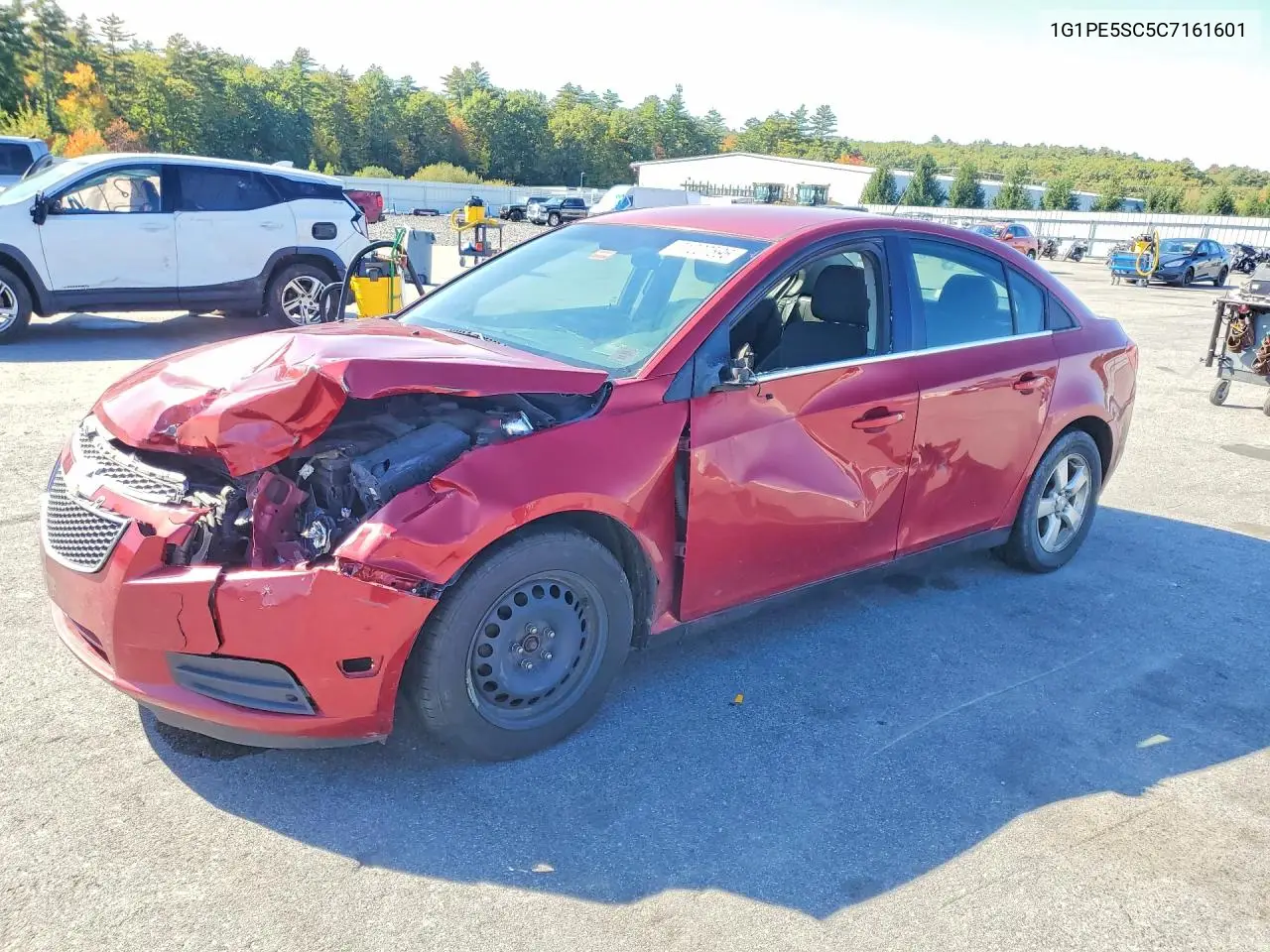 CHEVROLET CRUZE 2012, VIN 1G1PE5SC5C7161601