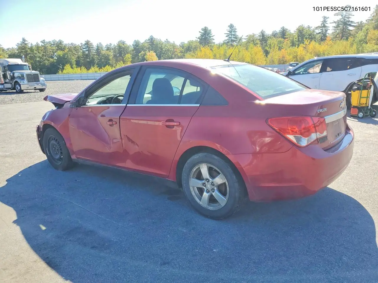 2012 CHEVROLET CRUZE VIN 1G1PE5SC5C7161601 — фото 2