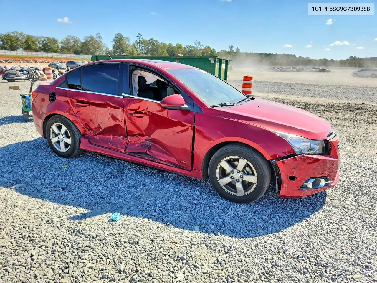 2012 CHEVROLET CRUZE VIN 1G1PF5SC9C7309388 — фото 4