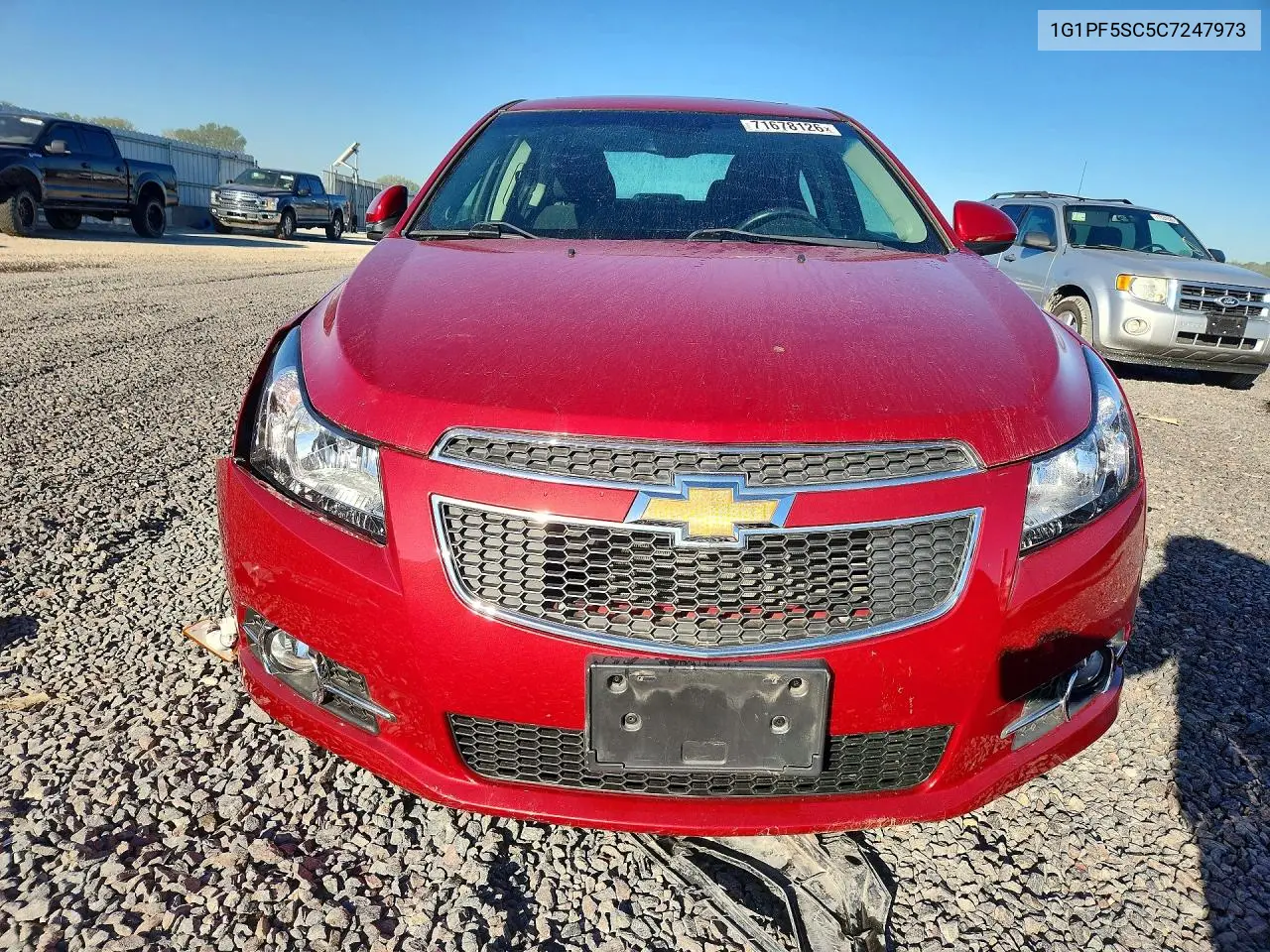 2012 CHEVROLET CRUZE VIN 1G1PF5SC5C7247973 — фото 5