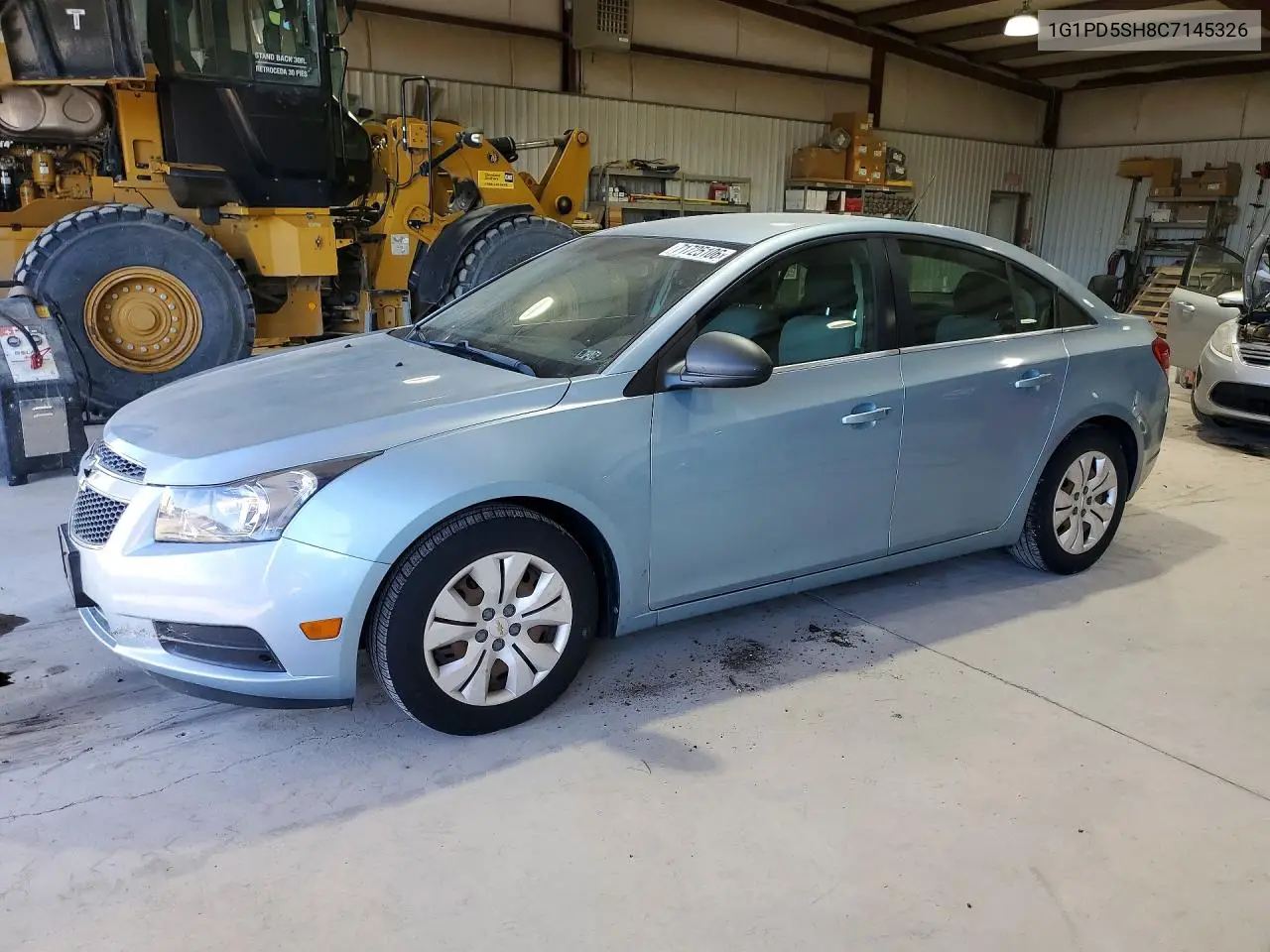 CHEVROLET CRUZE 2012, VIN 1G1PD5SH8C7145326