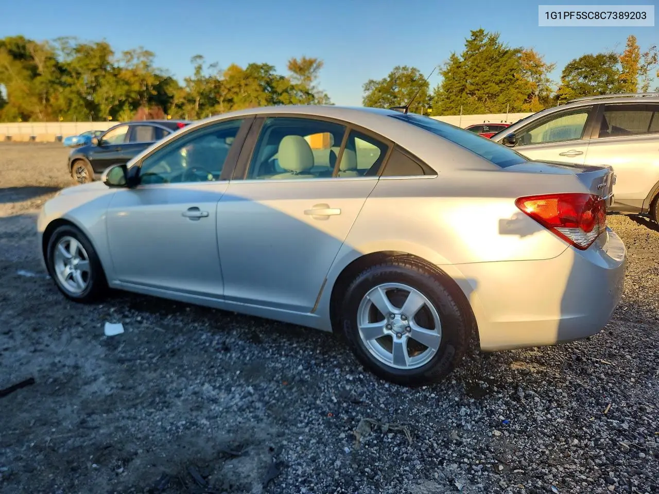 2012 CHEVROLET CRUZE VIN 1G1PF5SC8C7389203 — фото 2