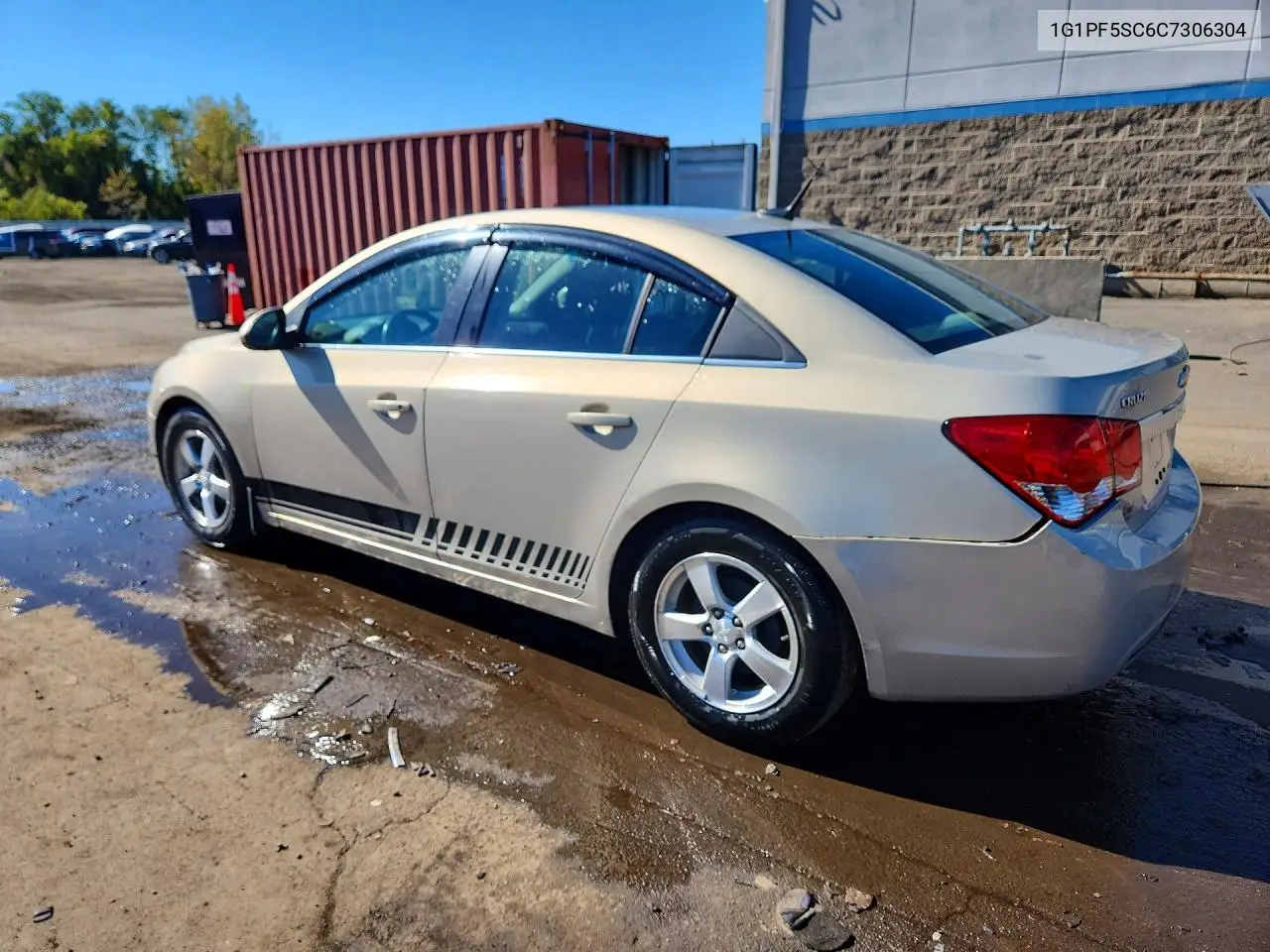 2012 CHEVROLET CRUZE VIN 1G1PF5SC6C7306304 — фото 2