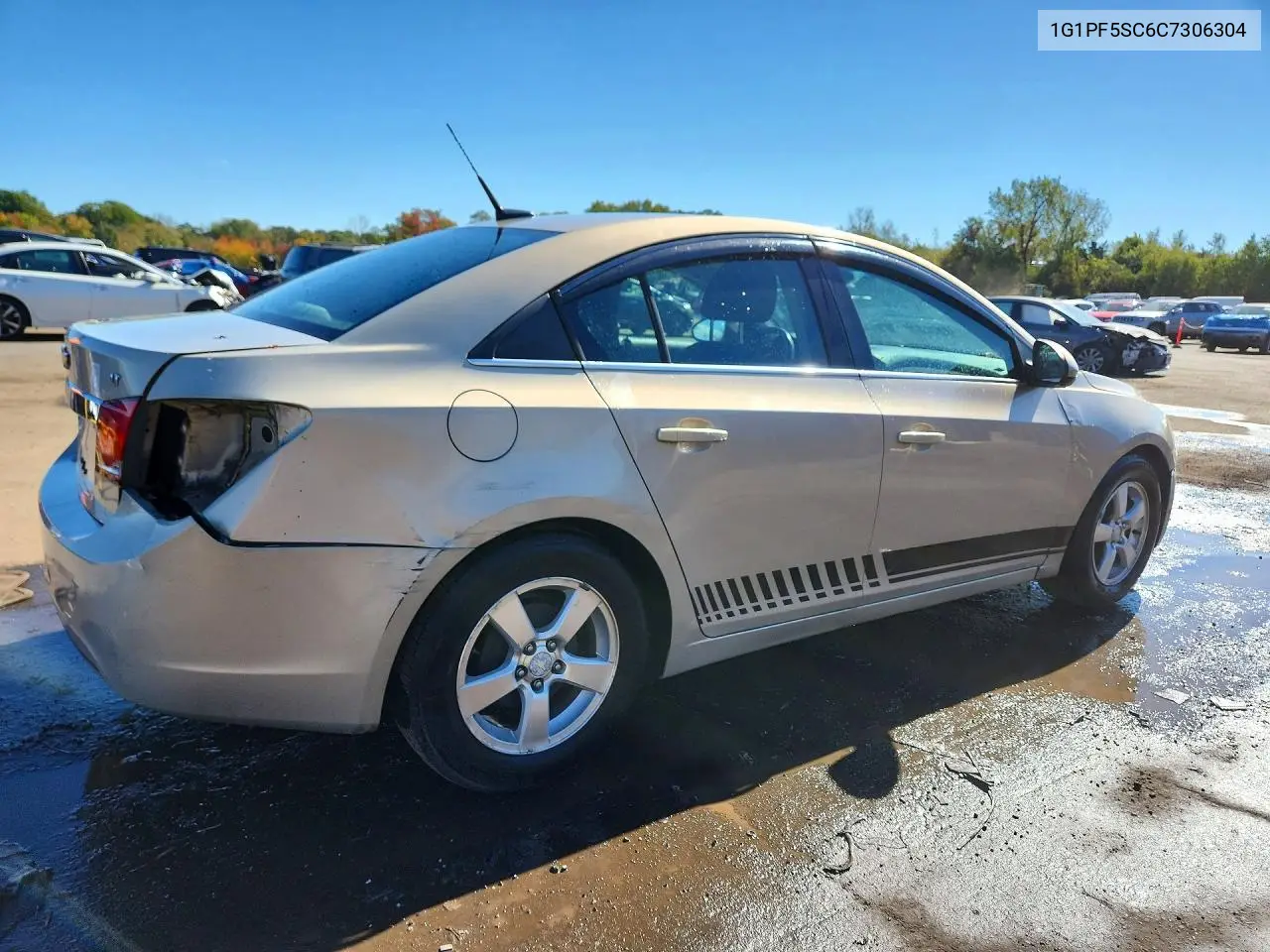 2012 CHEVROLET CRUZE VIN 1G1PF5SC6C7306304 — фото 3