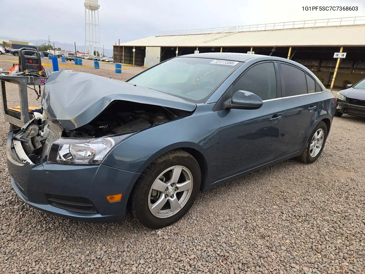 CHEVROLET CRUZE 2012, VIN 1G1PF5SC7C7368603