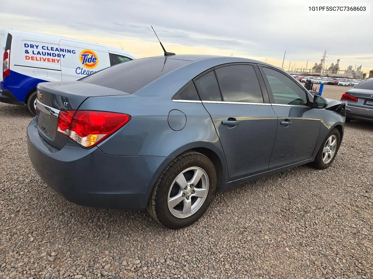2012 CHEVROLET CRUZE VIN 1G1PF5SC7C7368603 — фото 3
