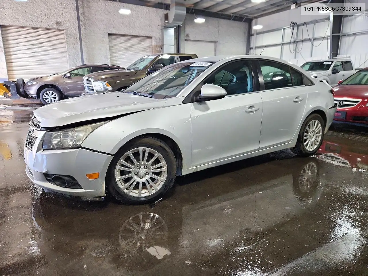CHEVROLET CRUZE 2012, VIN 1G1PK5SC6C7309344