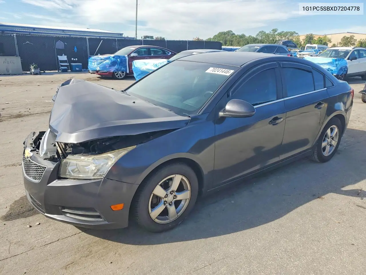 CHEVROLET CRUZE 2013, VIN 1G1PC5SBXD7204778