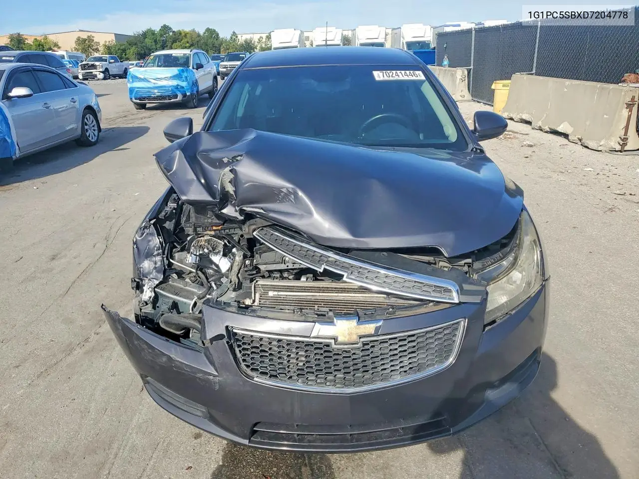 2013 CHEVROLET CRUZE VIN 1G1PC5SBXD7204778 — фото 5