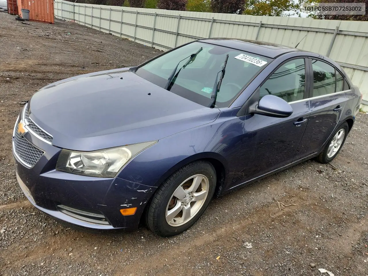 CHEVROLET CRUZE 2013, VIN 1G1PC5SB7D7253002