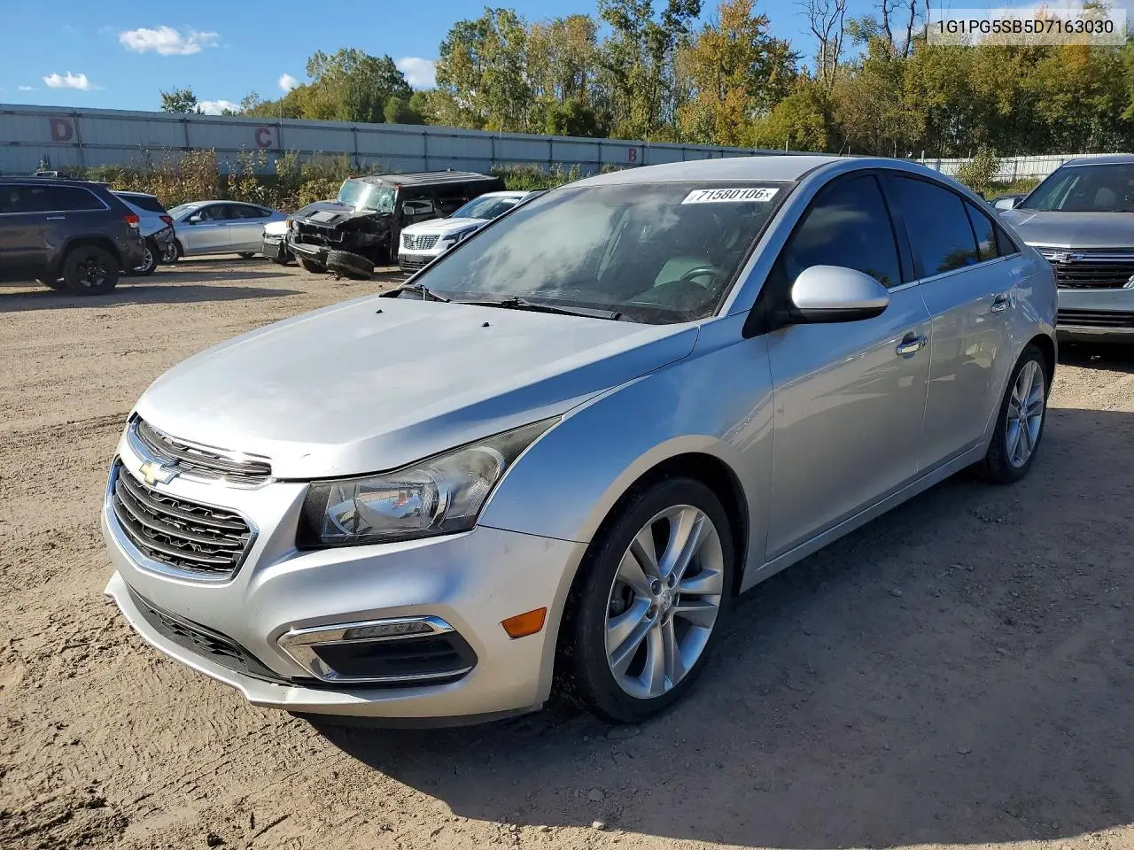 CHEVROLET CRUZE 2013, VIN 1G1PG5SB5D7163030