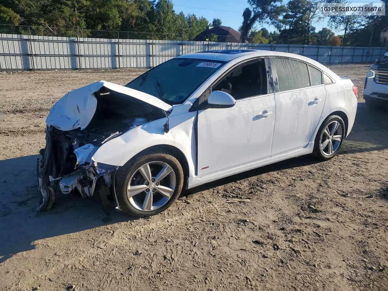 CHEVROLET CRUZE 2013, VIN 1G1PE5SBXD7156676