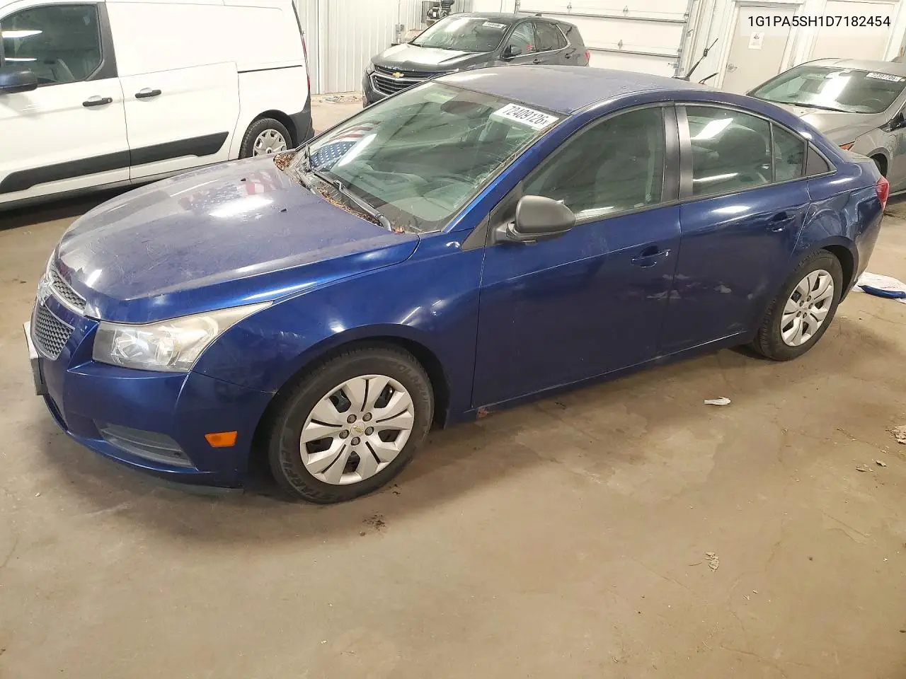 CHEVROLET CRUZE 2013, VIN 1G1PA5SH1D7182454