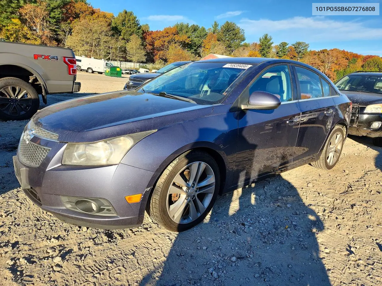CHEVROLET CRUZE 2013, VIN 1G1PG5SB6D7276808