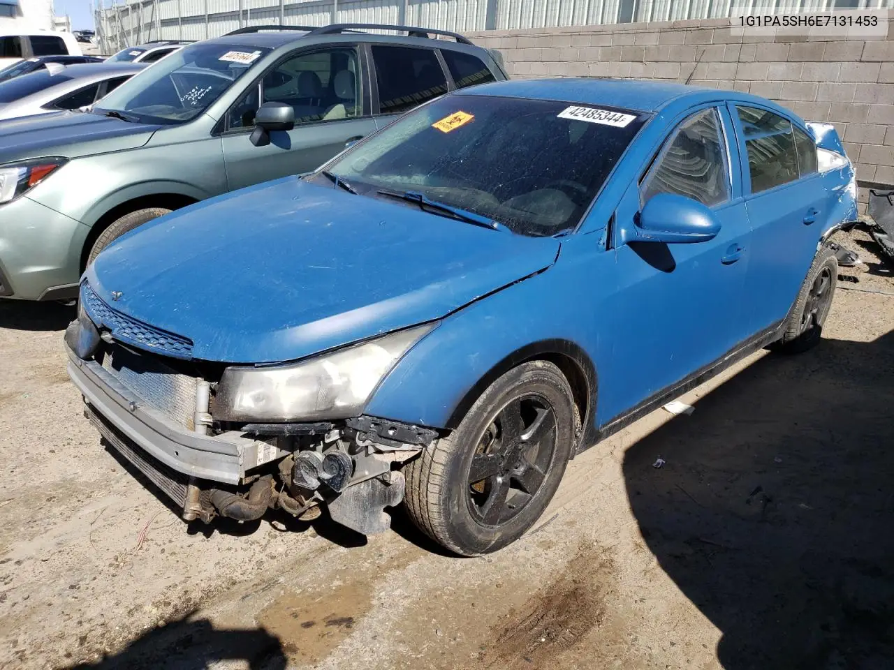 CHEVROLET CRUZE 2014, VIN 1G1PA5SH6E7131453