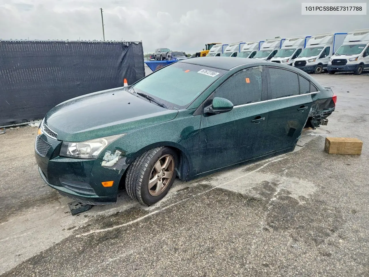 CHEVROLET CRUZE 2014, VIN 1G1PC5SB6E7317788