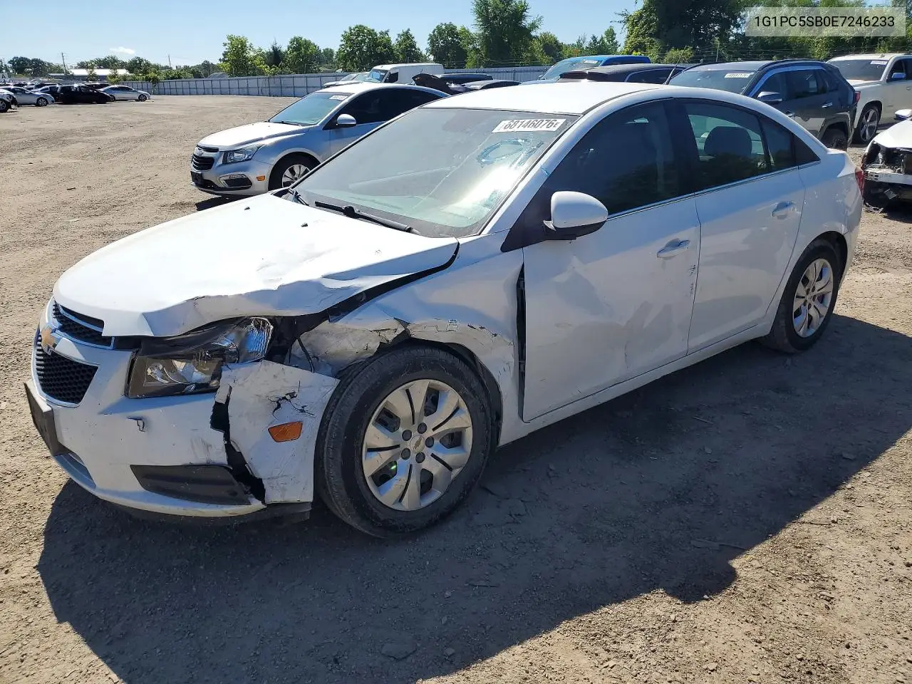 CHEVROLET CRUZE 2014, VIN 1G1PC5SB0E7246233