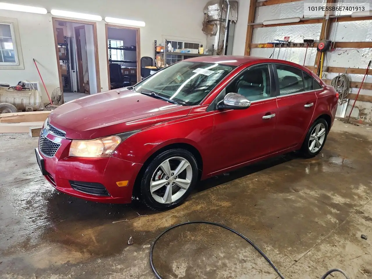 CHEVROLET CRUZE 2014, VIN 1G1PE5SB6E7401913
