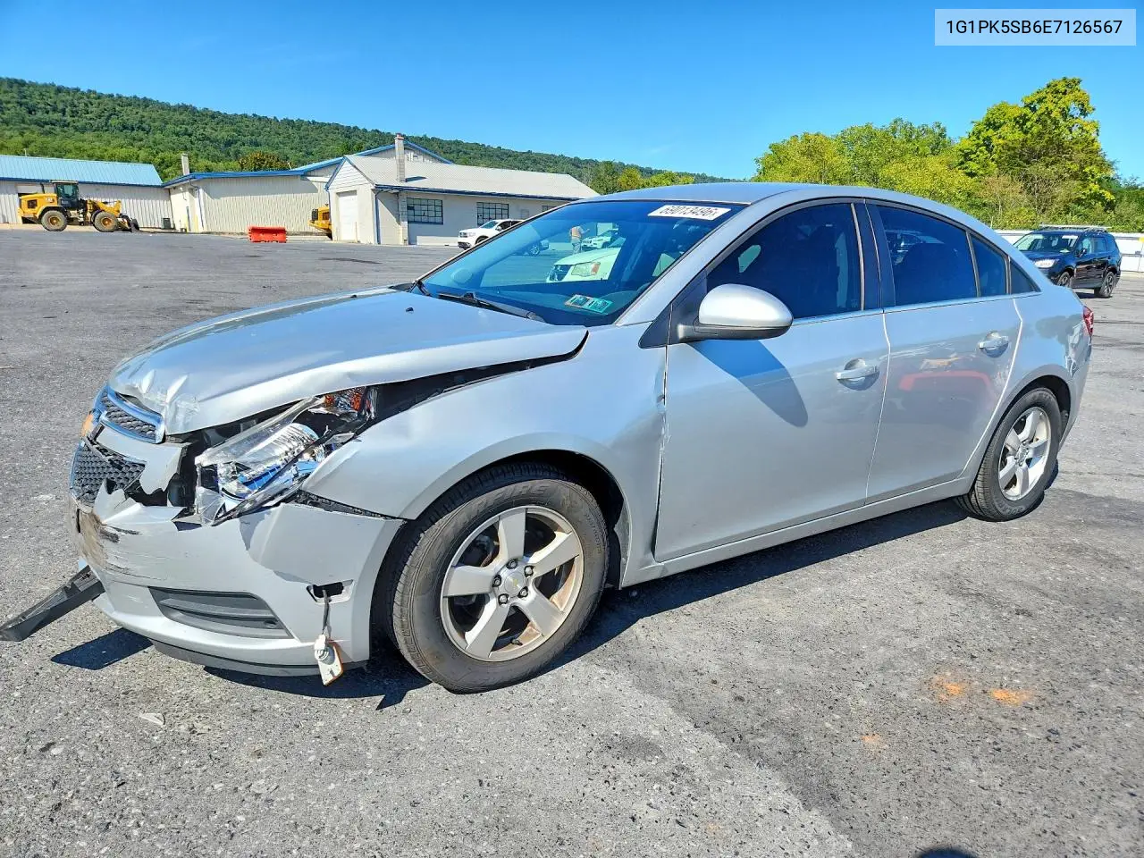 CHEVROLET CRUZE 2014, VIN 1G1PK5SB6E7126567