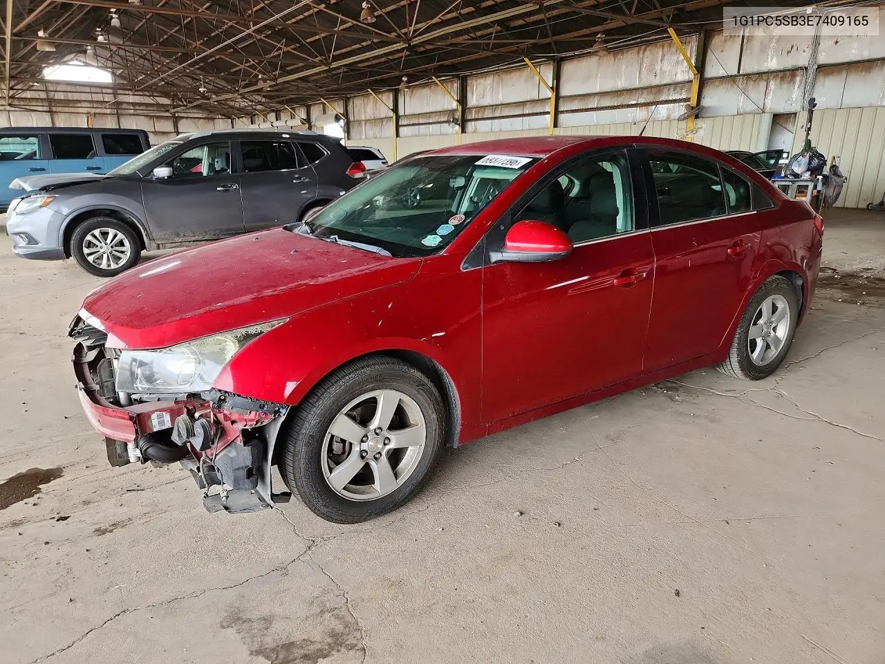 CHEVROLET CRUZE 2014, VIN 1G1PC5SB3E7409165